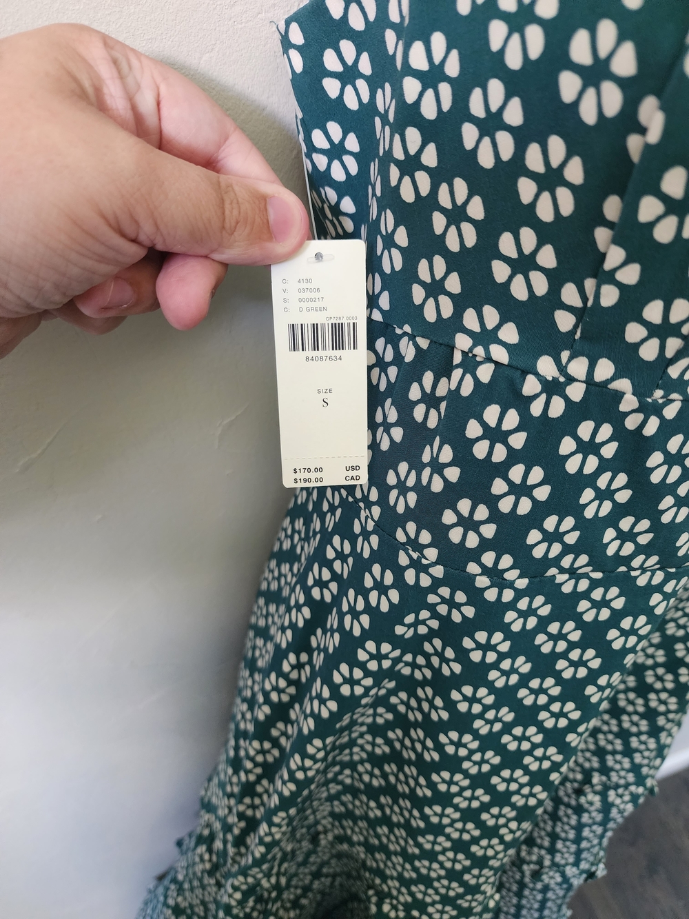Anthropologie Blythe Square-Neck Tiered Dress Size Small NWT - Picture 5 of 9